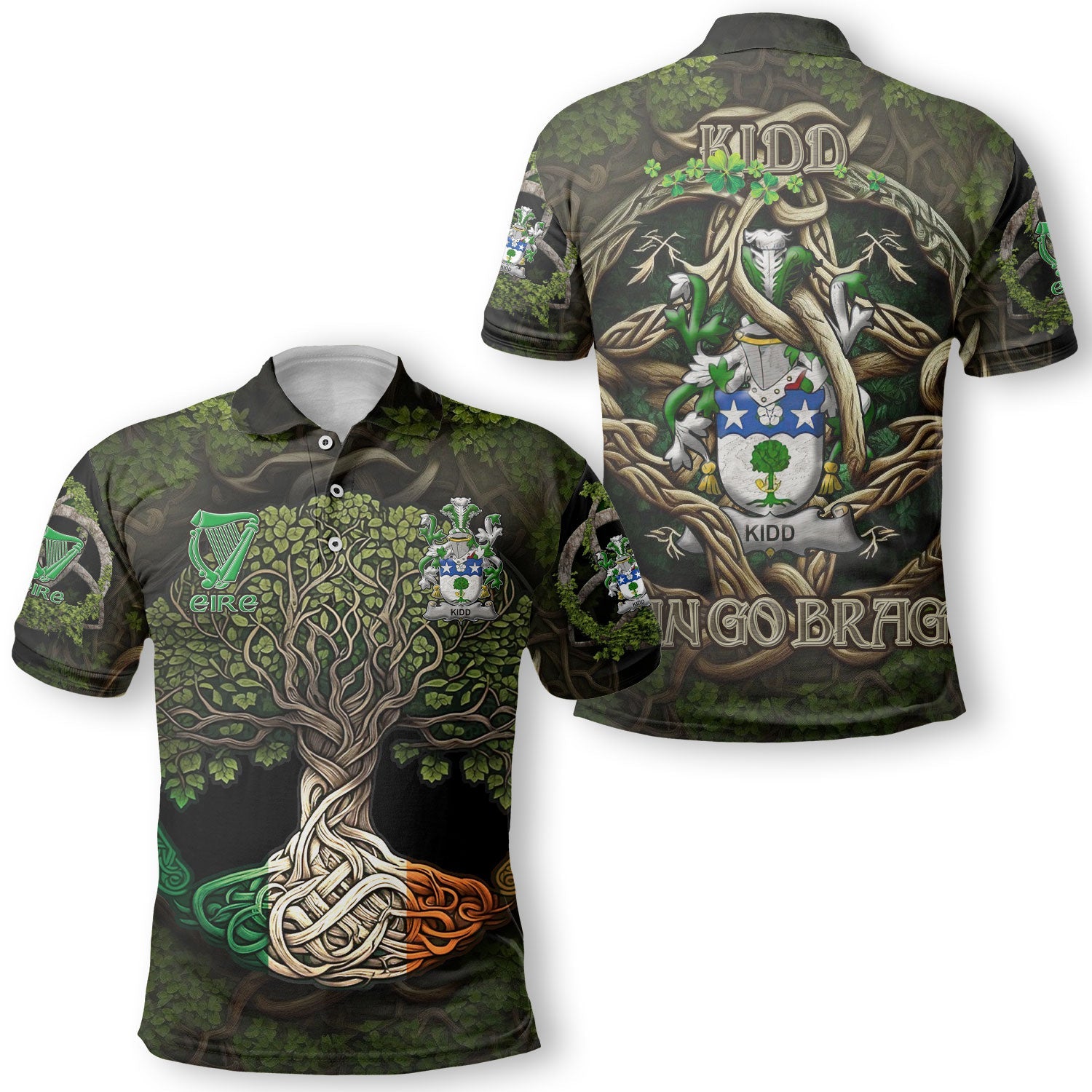 Kidd Polo Shirts Ireland Is My Root Style