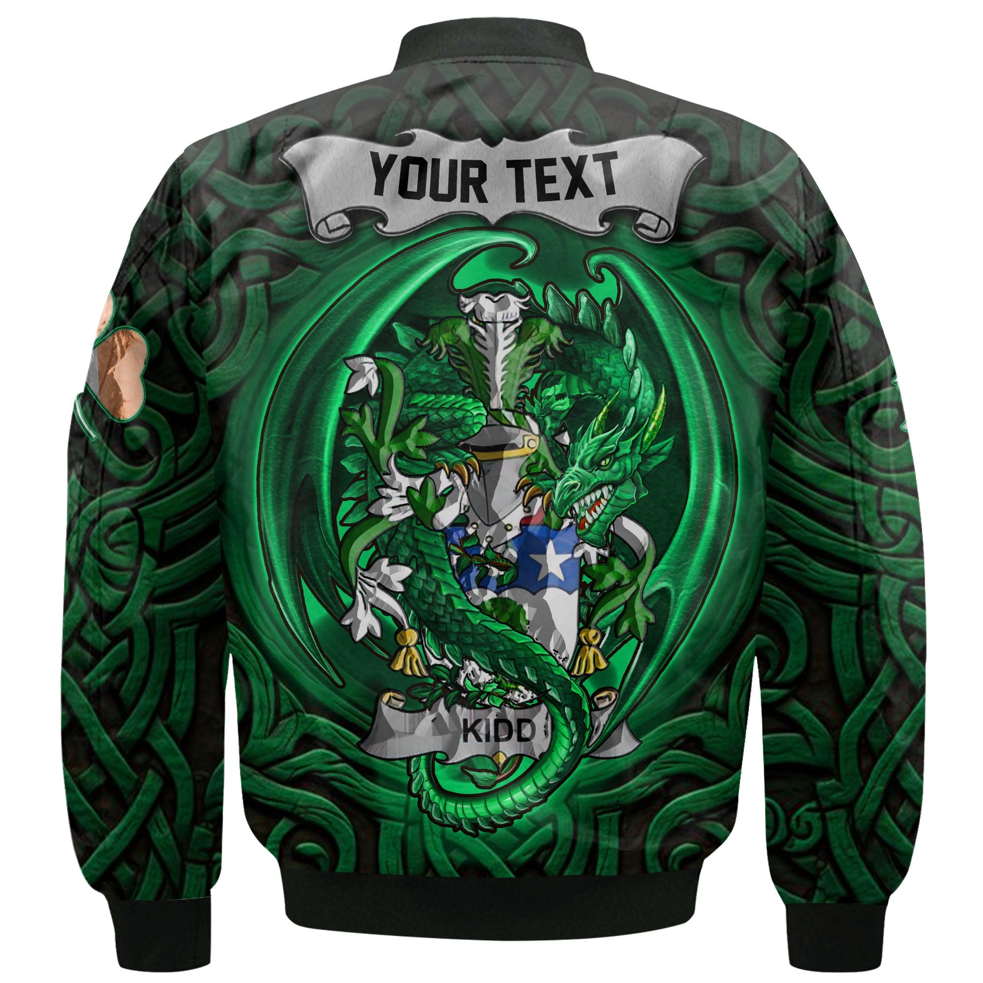 Kidd Bomber Jackets The Green Dragon Of Ireland Style