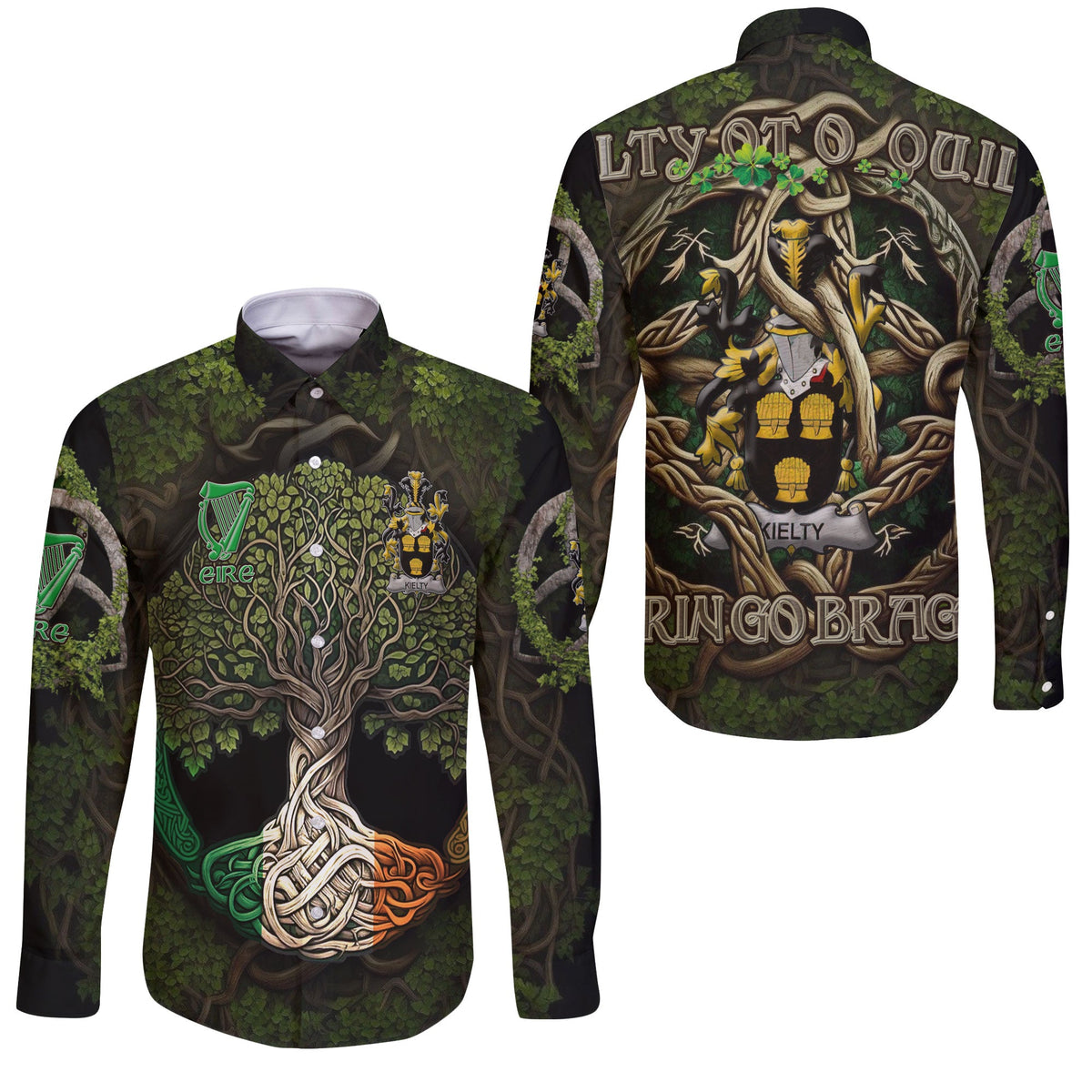 Kielty ot O Quilty Long Sleeve Button Shirts Ireland Is My Root Style