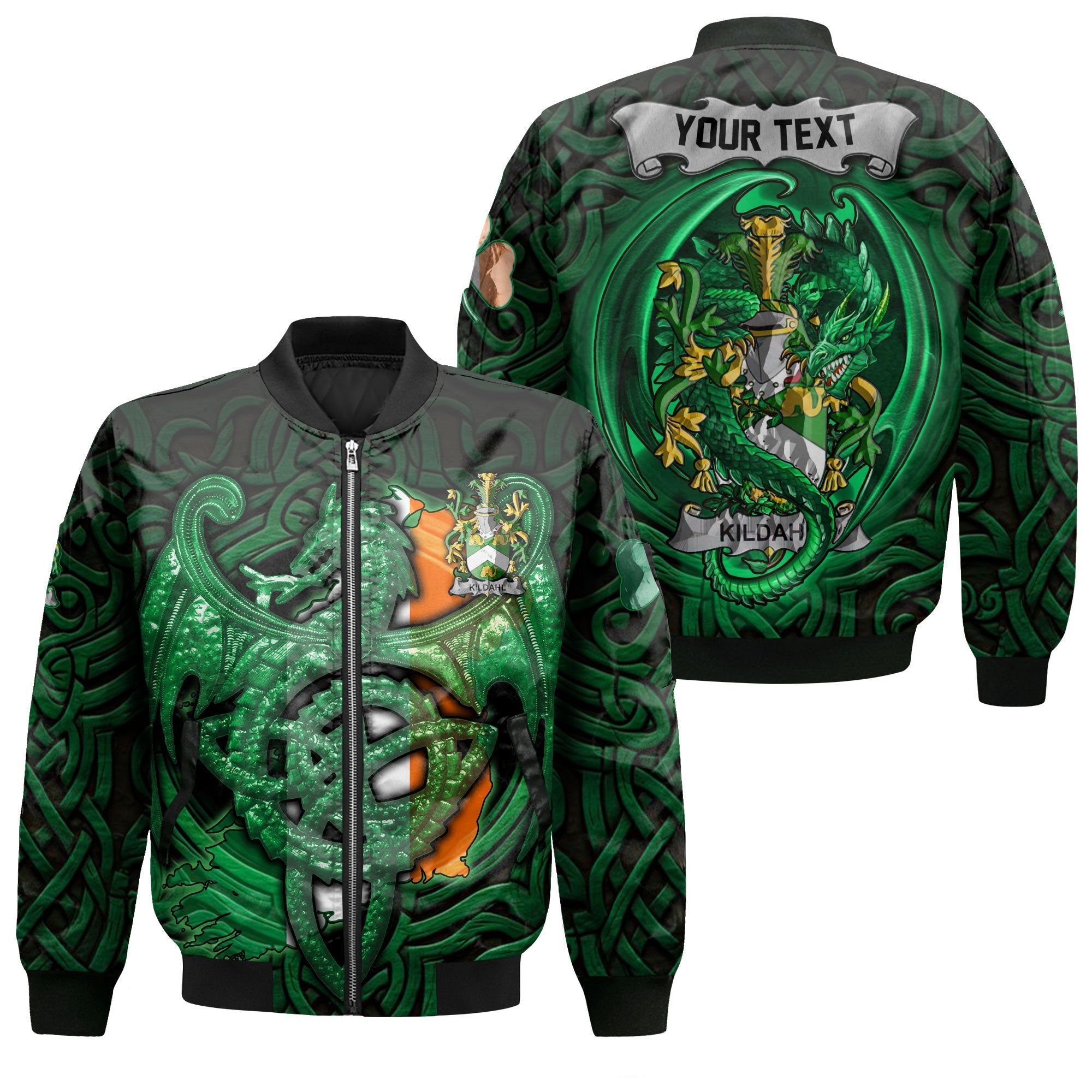 Kildahl Bomber Jackets The Green Dragon Of Ireland Style