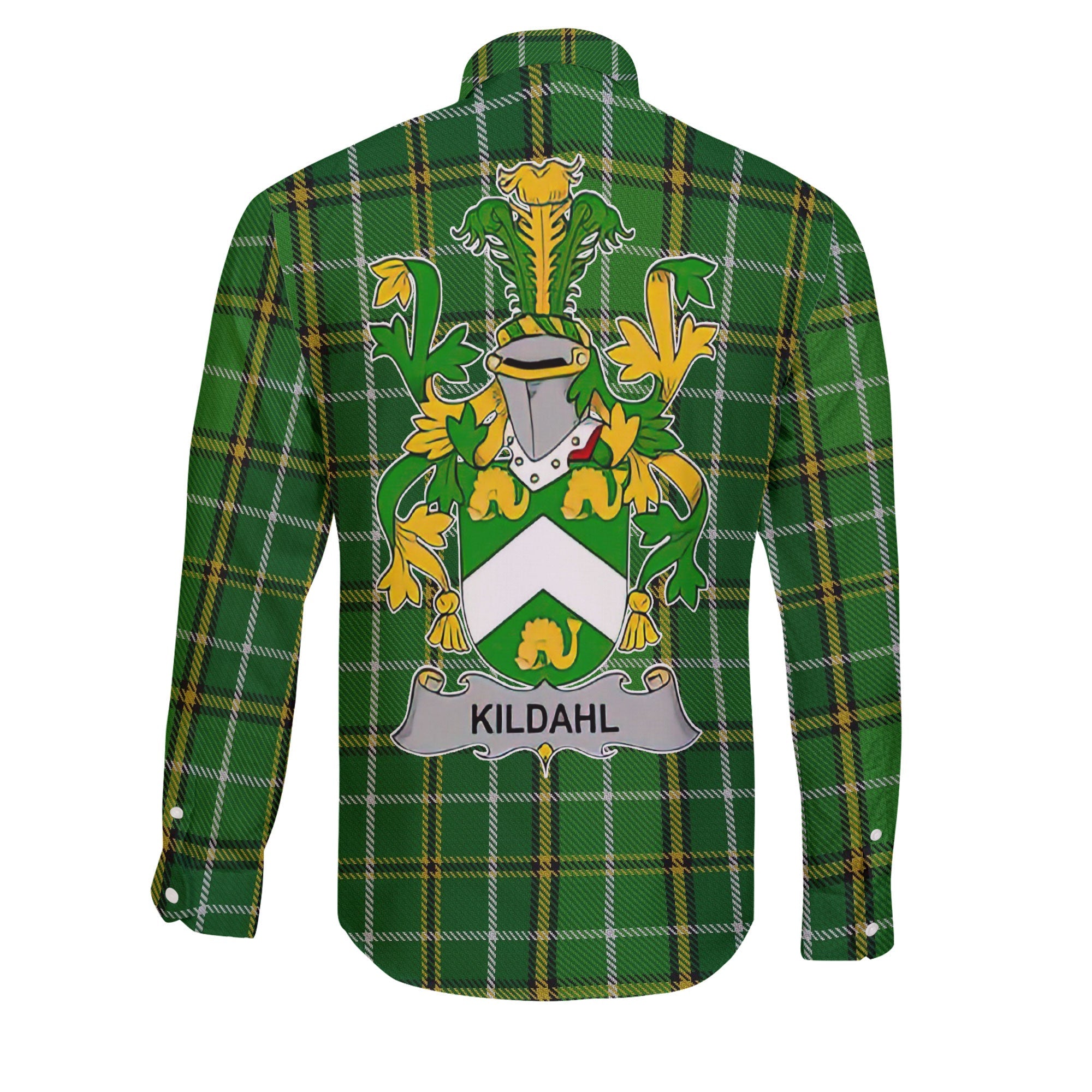 Kildahl Long Sleeve Button Shirts Crest And National Plaid Style