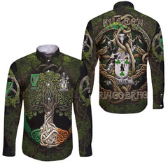 Killeen or O Killeen Long Sleeve Button Shirts Ireland Is My Root Style