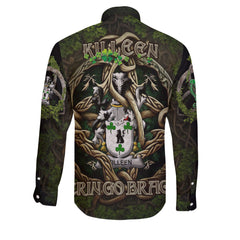 Killeen or O Killeen Long Sleeve Button Shirts Ireland Is My Root Style