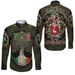 Kinealy or O Kinnally Long Sleeve Button Shirts Ireland Is My Root Style