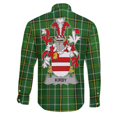 Kirby or O Kirby Long Sleeve Button Shirts Crest And National Plaid Style