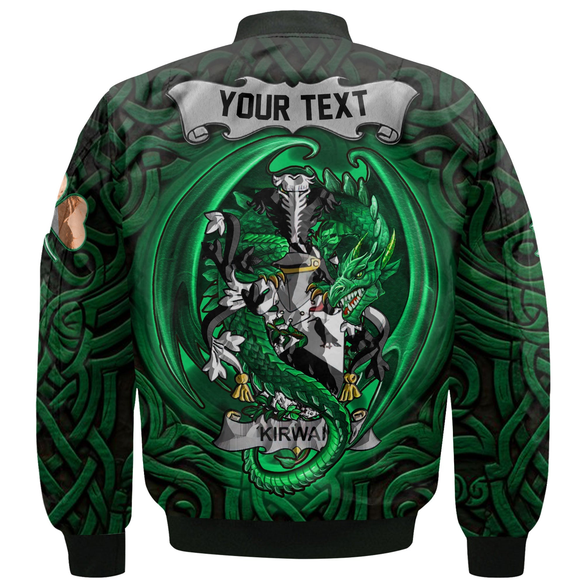 Kirwan or O Kerwin Bomber Jackets The Green Dragon Of Ireland Style