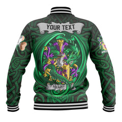 Lacy or De Lacy Baseball Jackets The Green Dragon Of Ireland Style