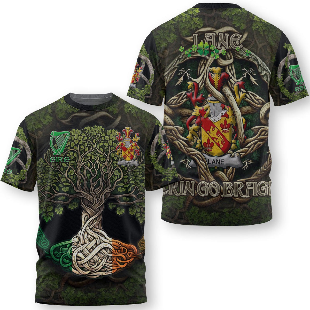 Lane T-Shirts Ireland Is My Root Style