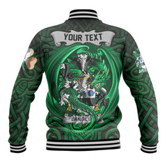 Langley Baseball Jackets The Green Dragon Of Ireland Style