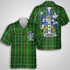 Lanigan or O Lenigan Hawaiian Shirts Crest And National Plaid Style