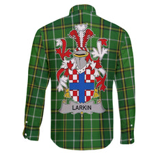 Larkin or O Larkin Long Sleeve Button Shirts Crest And National Plaid Style
