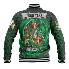 Lavin or O Lavin Baseball Jackets The Green Dragon Of Ireland Style