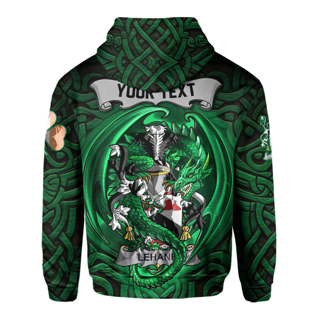 Lehane or O Lehane Hoodies The Green Dragon Of Ireland Style