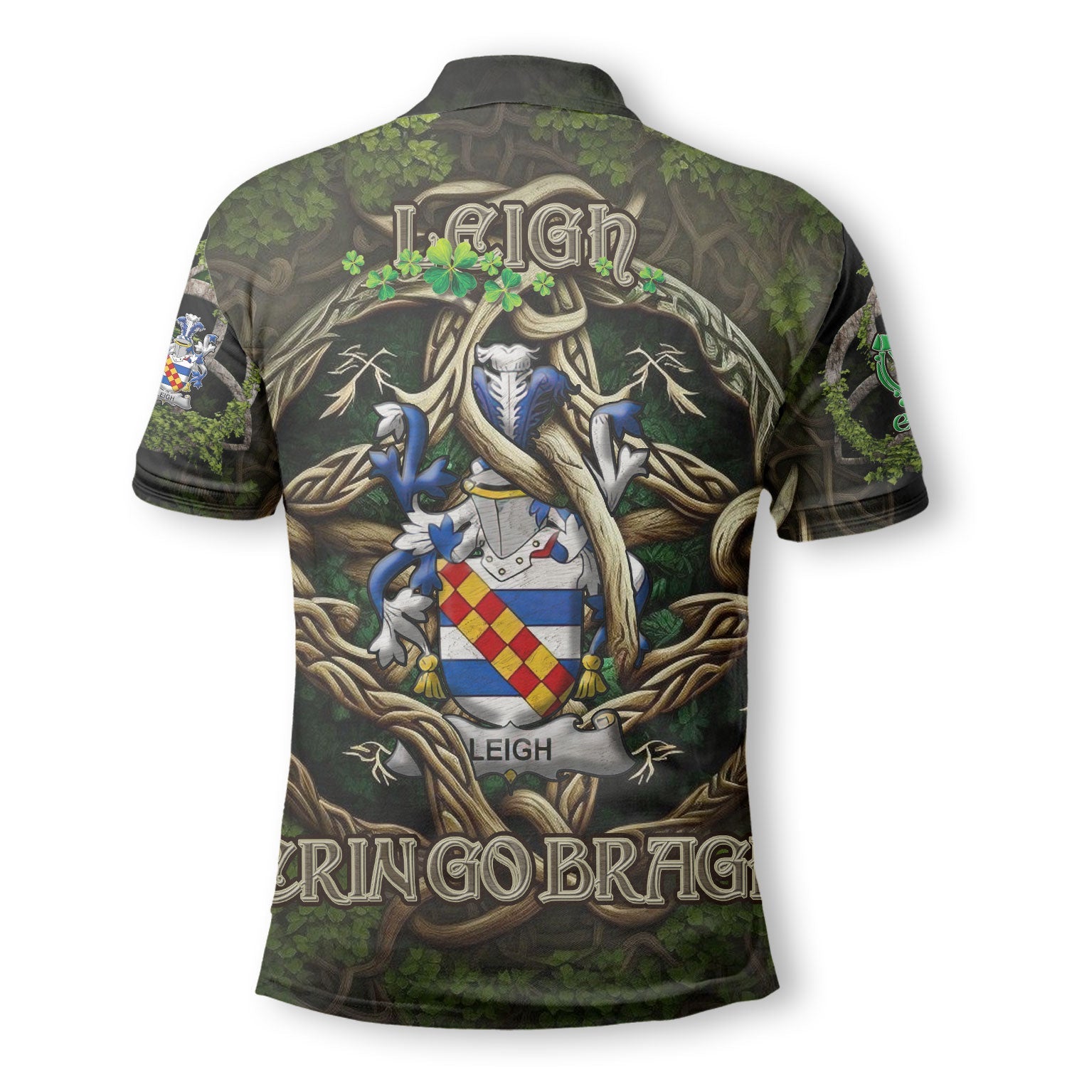Leigh or McLaeghis Polo Shirts Ireland Is My Root Style