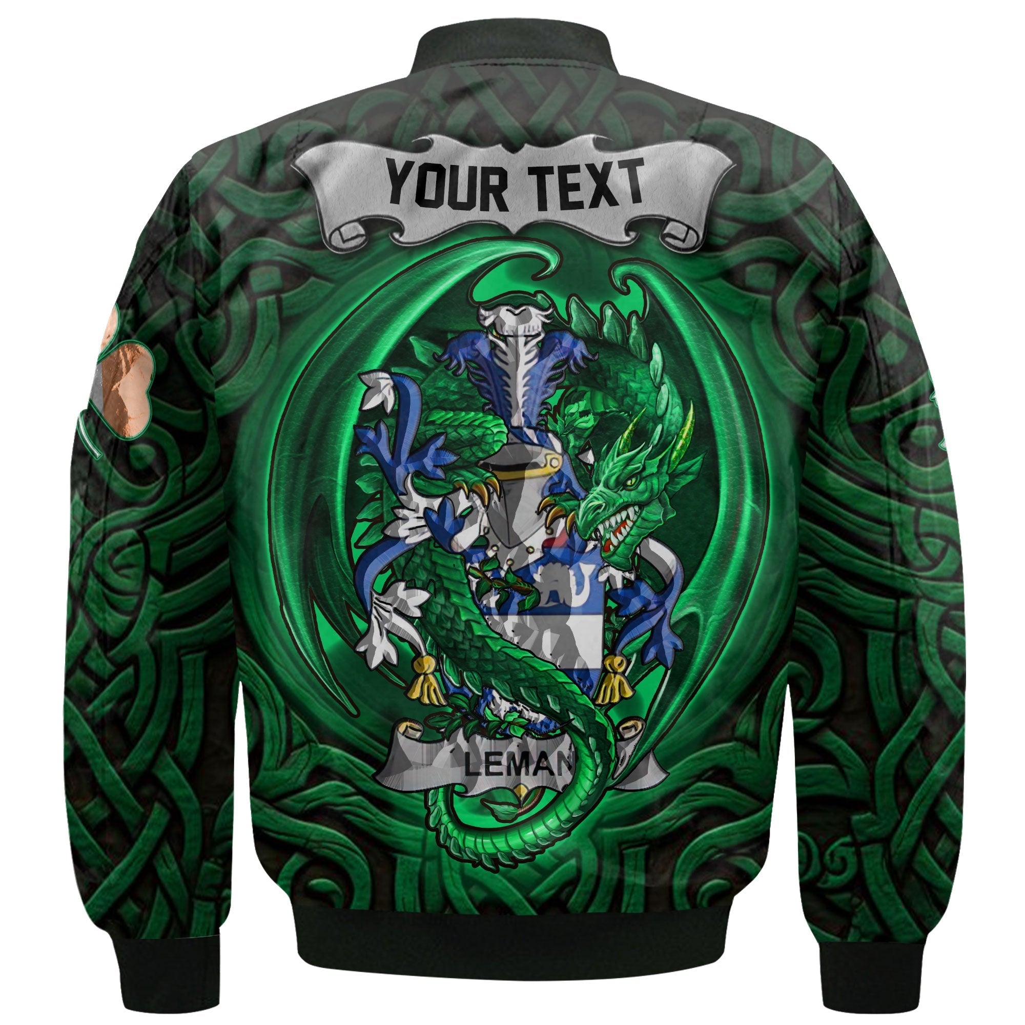 Leman or Lemon Bomber Jackets The Green Dragon Of Ireland Style