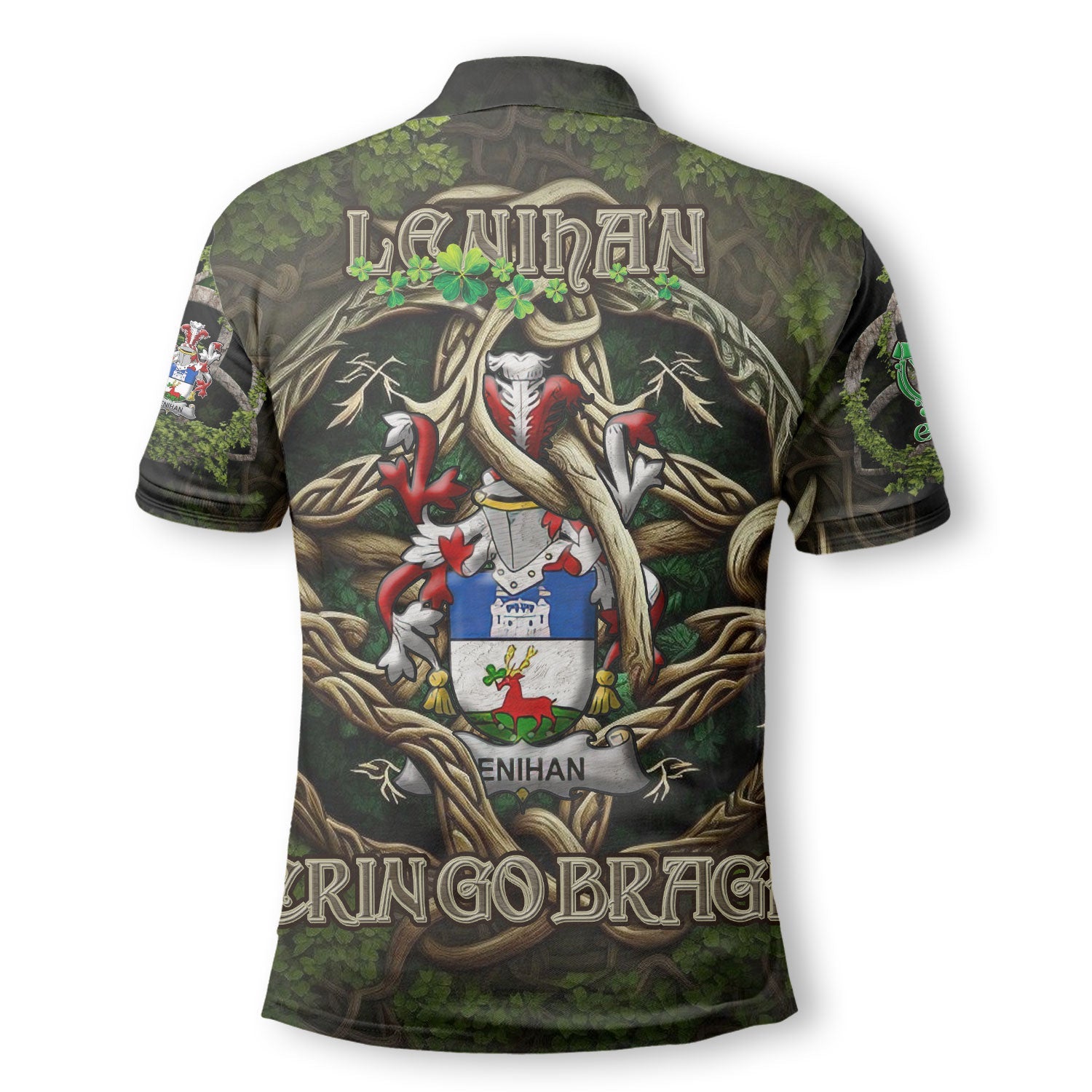 Lenihan or O Lenaghan Polo Shirts Ireland Is My Root Style