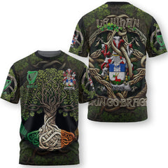 Lenihan or O Lenaghan T-Shirts Ireland Is My Root Style