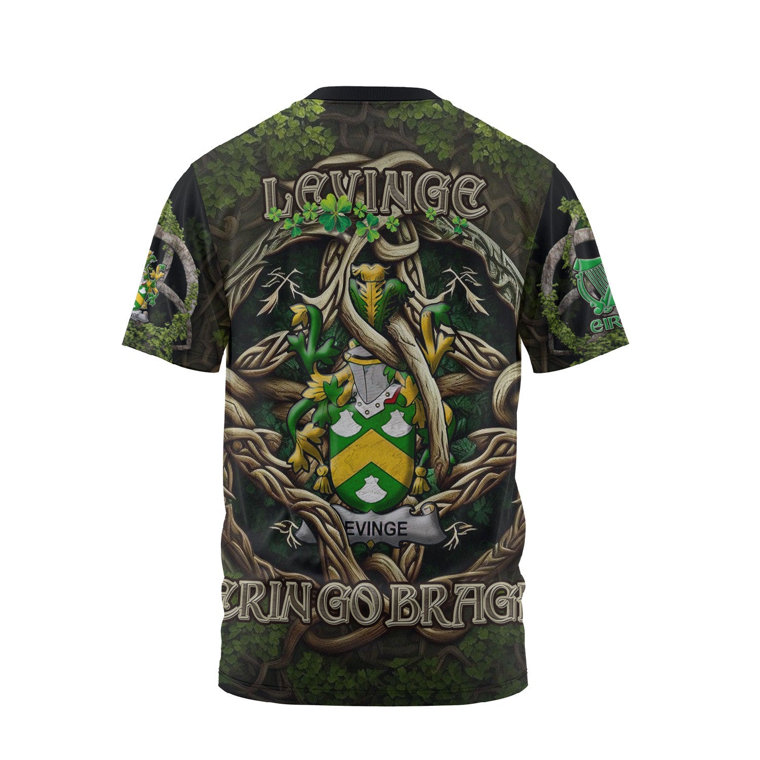 Levinge or Levens T-Shirts Ireland Is My Root Style