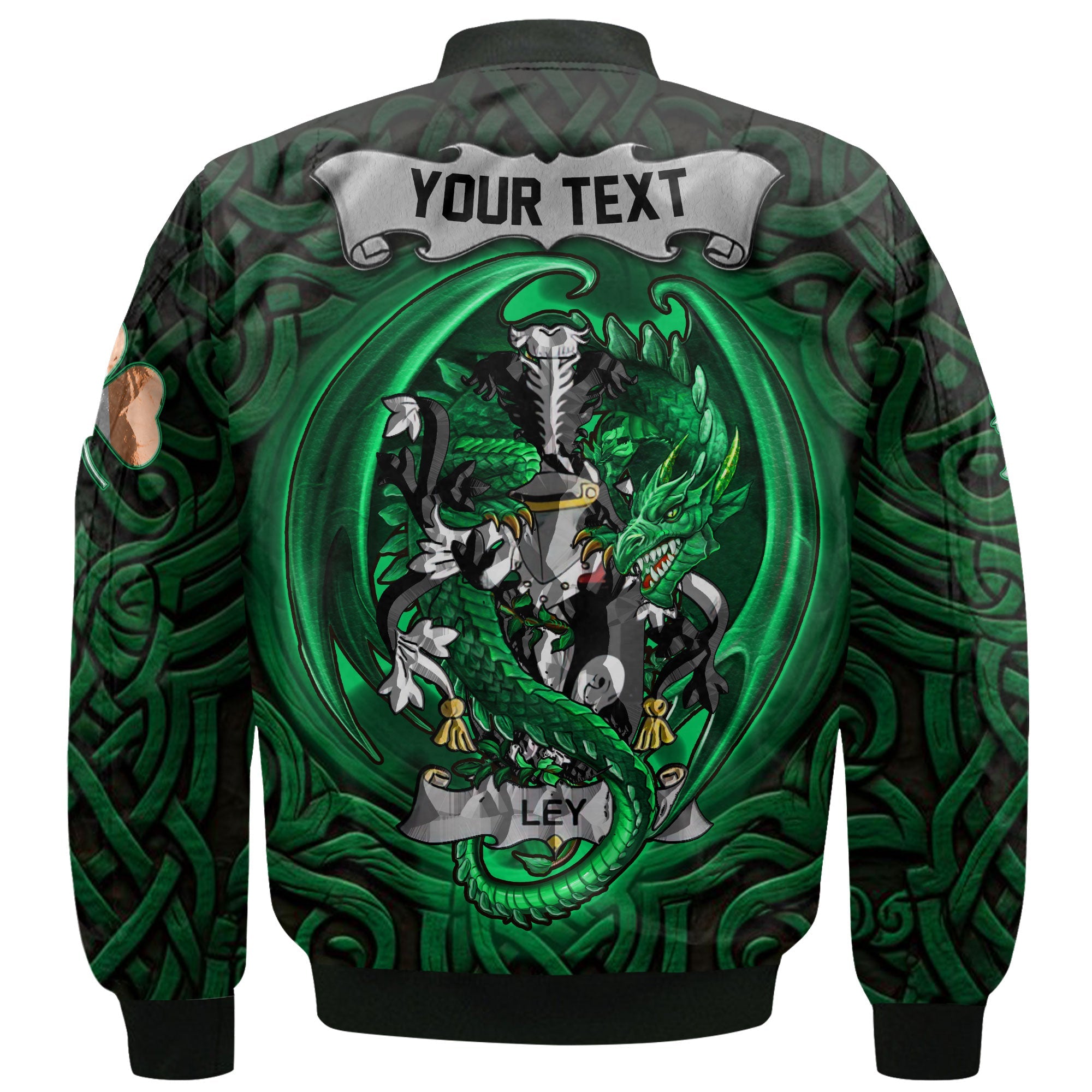 Ley Bomber Jackets The Green Dragon Of Ireland Style