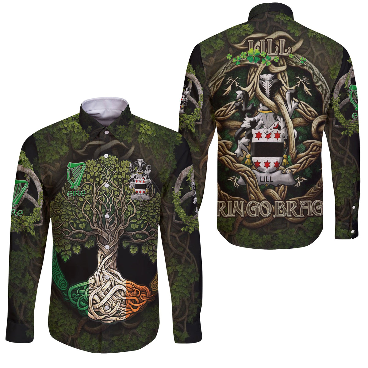 Lill Long Sleeve Button Shirts Ireland Is My Root Style