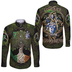 Linaker Long Sleeve Button Shirts Ireland Is My Root Style