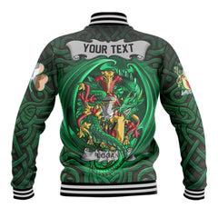 Logan Baseball Jackets The Green Dragon Of Ireland Style