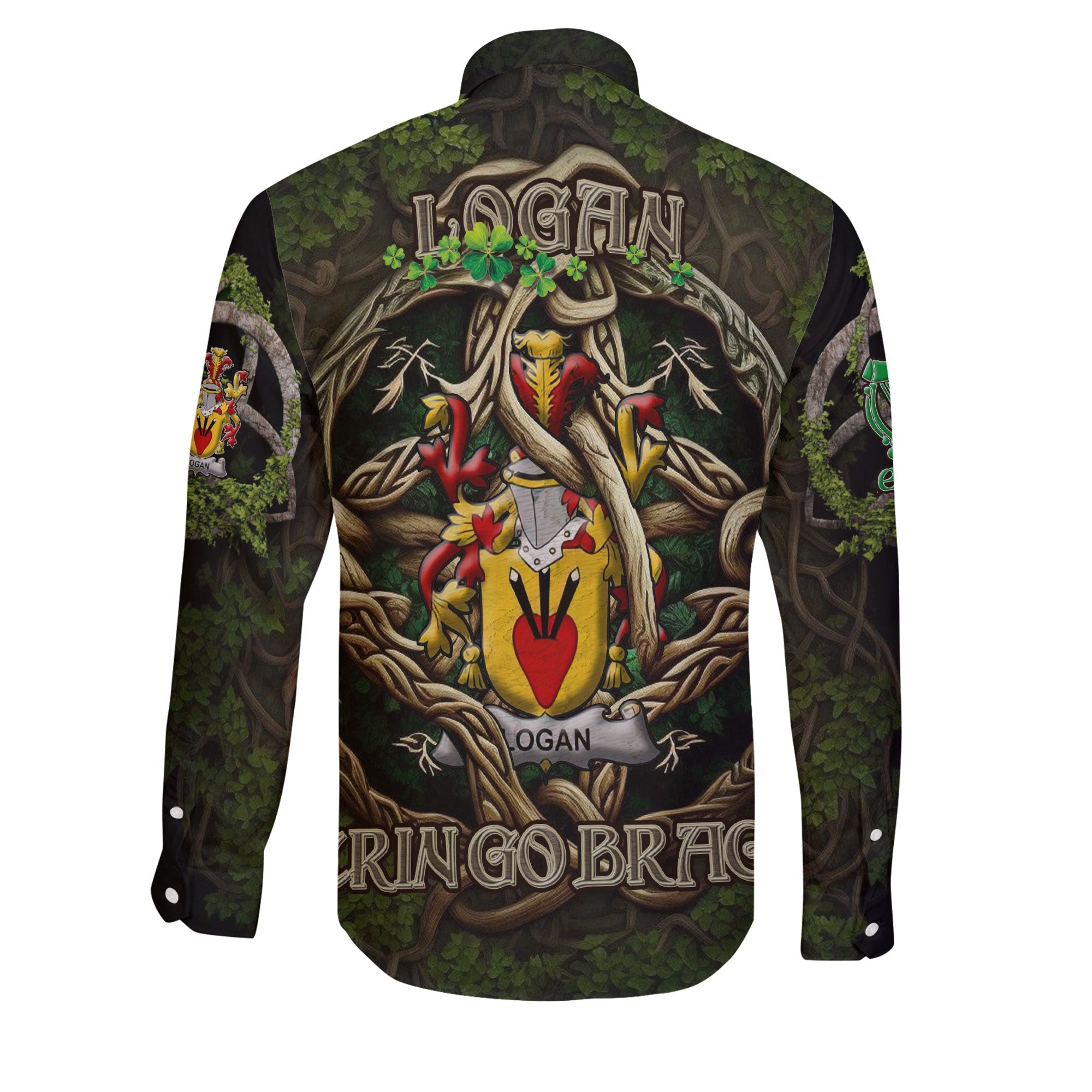 Logan Long Sleeve Button Shirts Ireland Is My Root Style