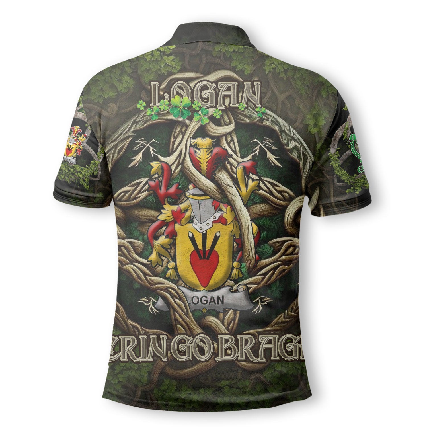 Logan Polo Shirts Ireland Is My Root Style