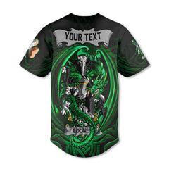 Looney or O Lunney Baseball Jerseys The Green Dragon Of Ireland Style