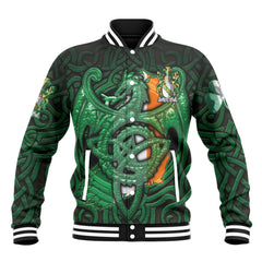 Low Baseball Jackets The Green Dragon Of Ireland Style