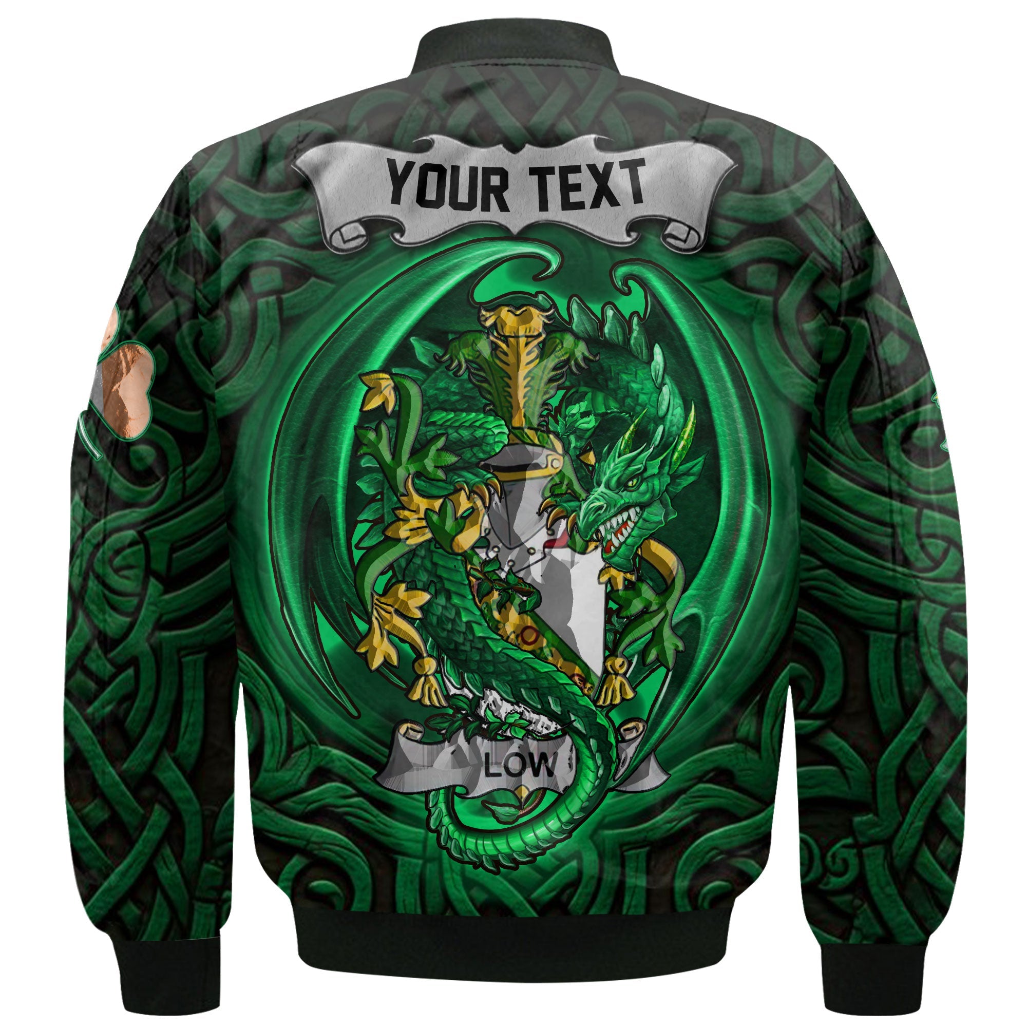 Low Bomber Jackets The Green Dragon Of Ireland Style