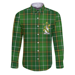 Low Long Sleeve Button Shirts Crest And National Plaid Style