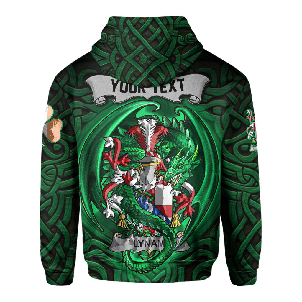 Lynam or O Lynam Hoodies The Green Dragon Of Ireland Style