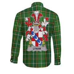 Lynam or O Lynam Long Sleeve Button Shirts Crest And National Plaid Style