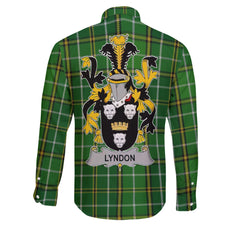 Lyndon or Gindon Long Sleeve Button Shirts Crest And National Plaid Style