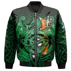 Maginn or Ginn Bomber Jackets The Green Dragon Of Ireland Style