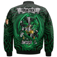 Maginn or Ginn Bomber Jackets The Green Dragon Of Ireland Style
