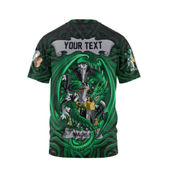 Maginn or Ginn T-Shirts The Green Dragon Of Ireland Style