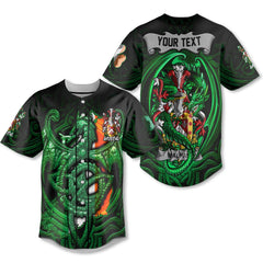 Malpas Baseball Jerseys The Green Dragon Of Ireland Style