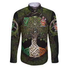 Malpas Long Sleeve Button Shirts Ireland Is My Root Style