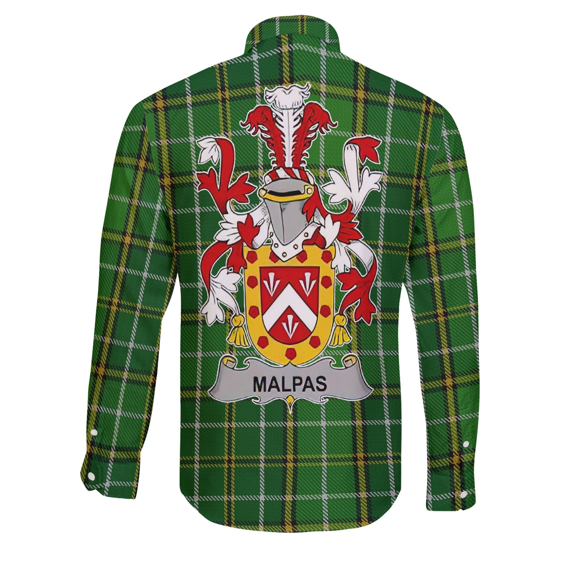 Malpas Long Sleeve Button Shirts Crest And National Plaid Style