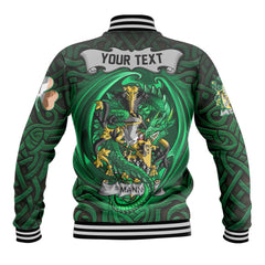 Mann Baseball Jackets The Green Dragon Of Ireland Style