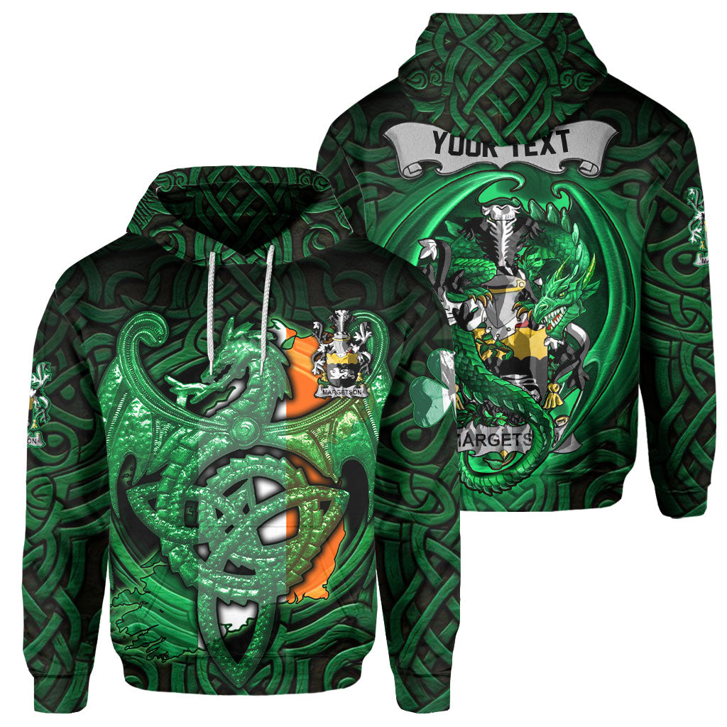 Margetson Hoodies The Green Dragon Of Ireland Style