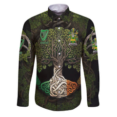 Marward Long Sleeve Button Shirts Ireland Is My Root Style