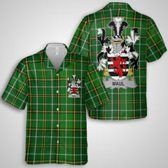 Maul or Maule Hawaiian Shirts Crest And National Plaid Style