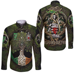 Maul or Maule Long Sleeve Button Shirts Ireland Is My Root Style