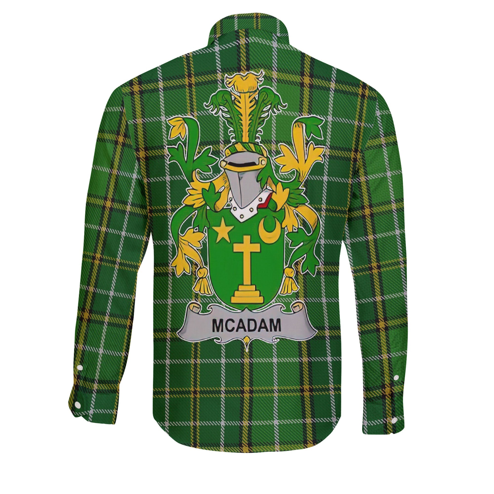 McAdam Long Sleeve Button Shirts Crest And National Plaid Style