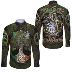 McAuliffe Long Sleeve Button Shirts Ireland Is My Root Style