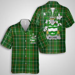 McCabe Hawaiian Shirts Crest And National Plaid Style