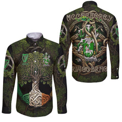 McCafferey or McCaffrey Long Sleeve Button Shirts Ireland Is My Root Style